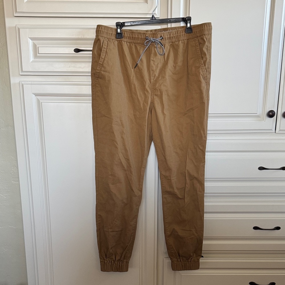 Aeropostale Men's Brown Chino Joggers